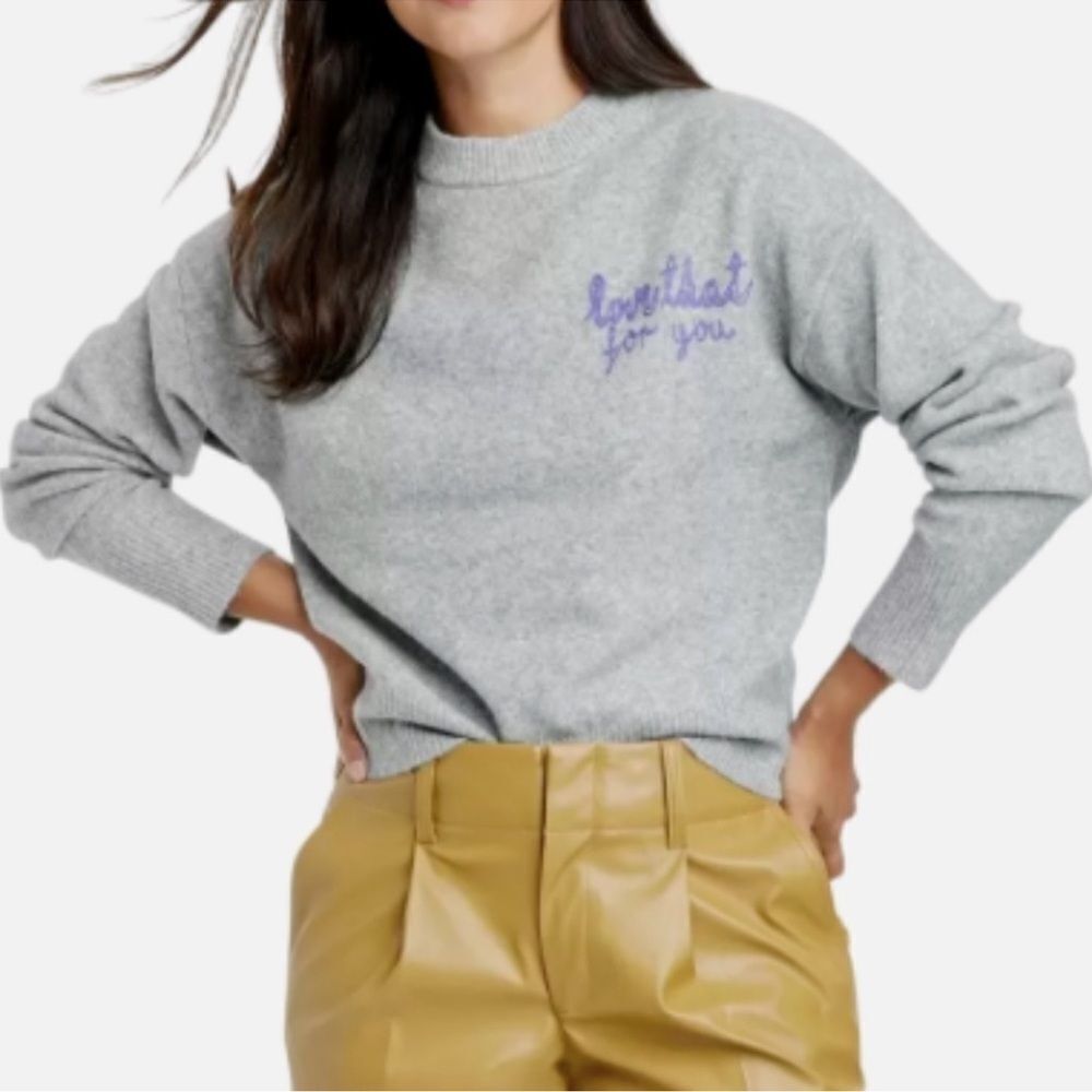 Gray sweater ( love that for you) #9